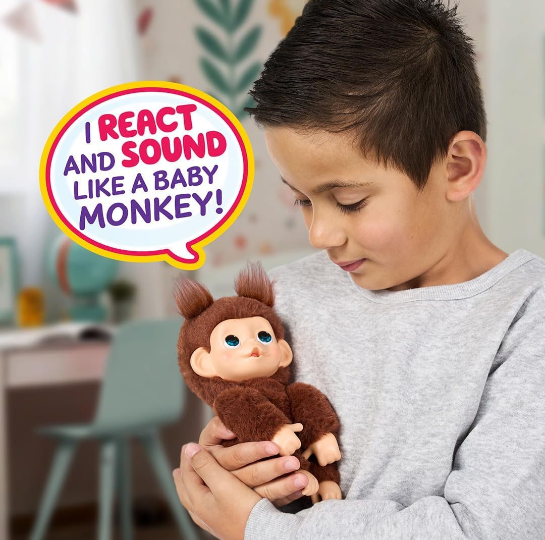 Little Live Pets My Baby Monkey Minis Chikki Cherry, view 2