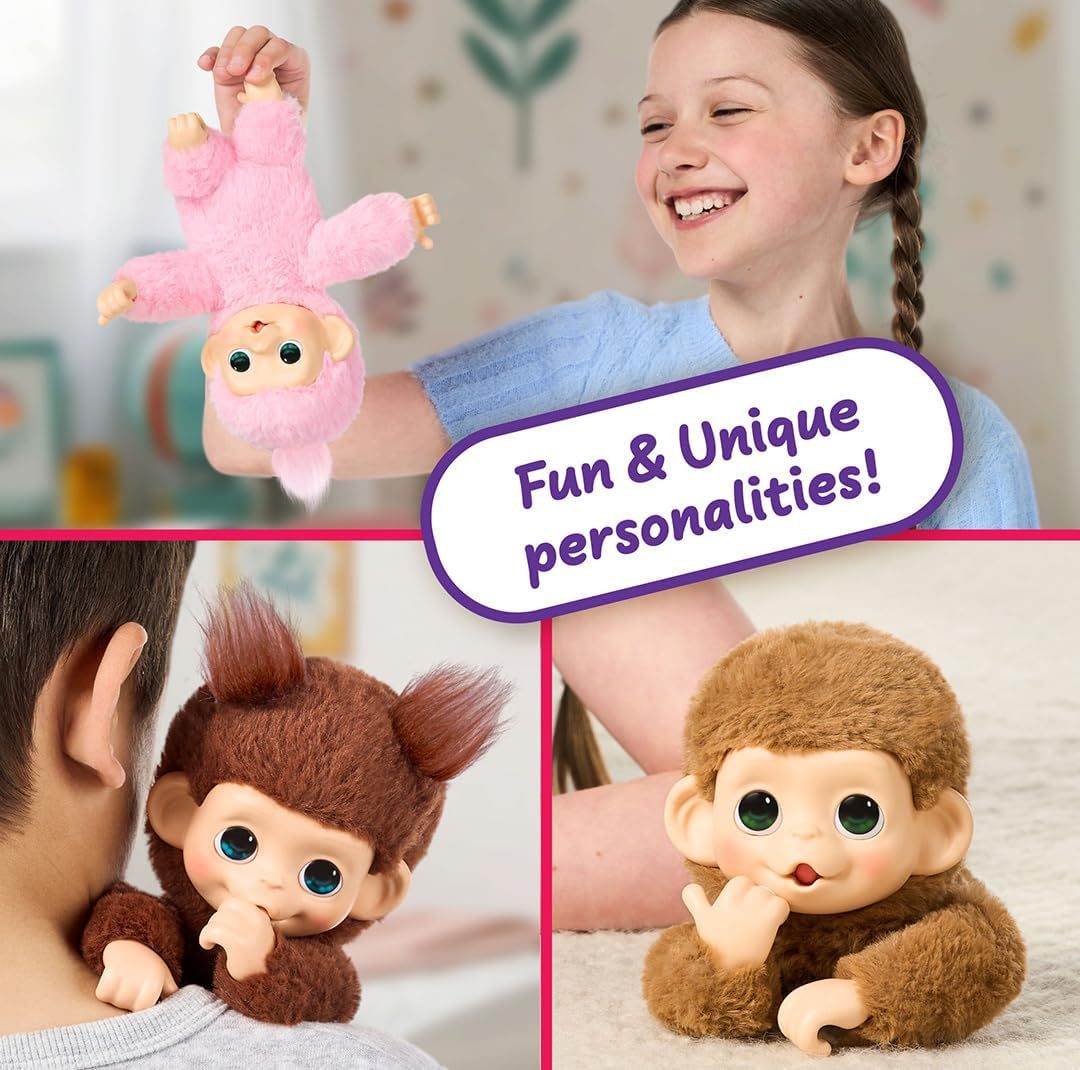 Little Live Pets My Baby Monkey Minis Luna Lemon, view 4