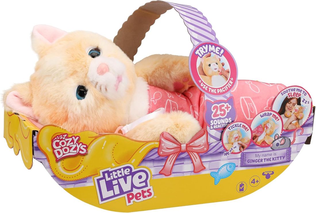 Little Live Pets Cozy Dozys Ginger the Kitty