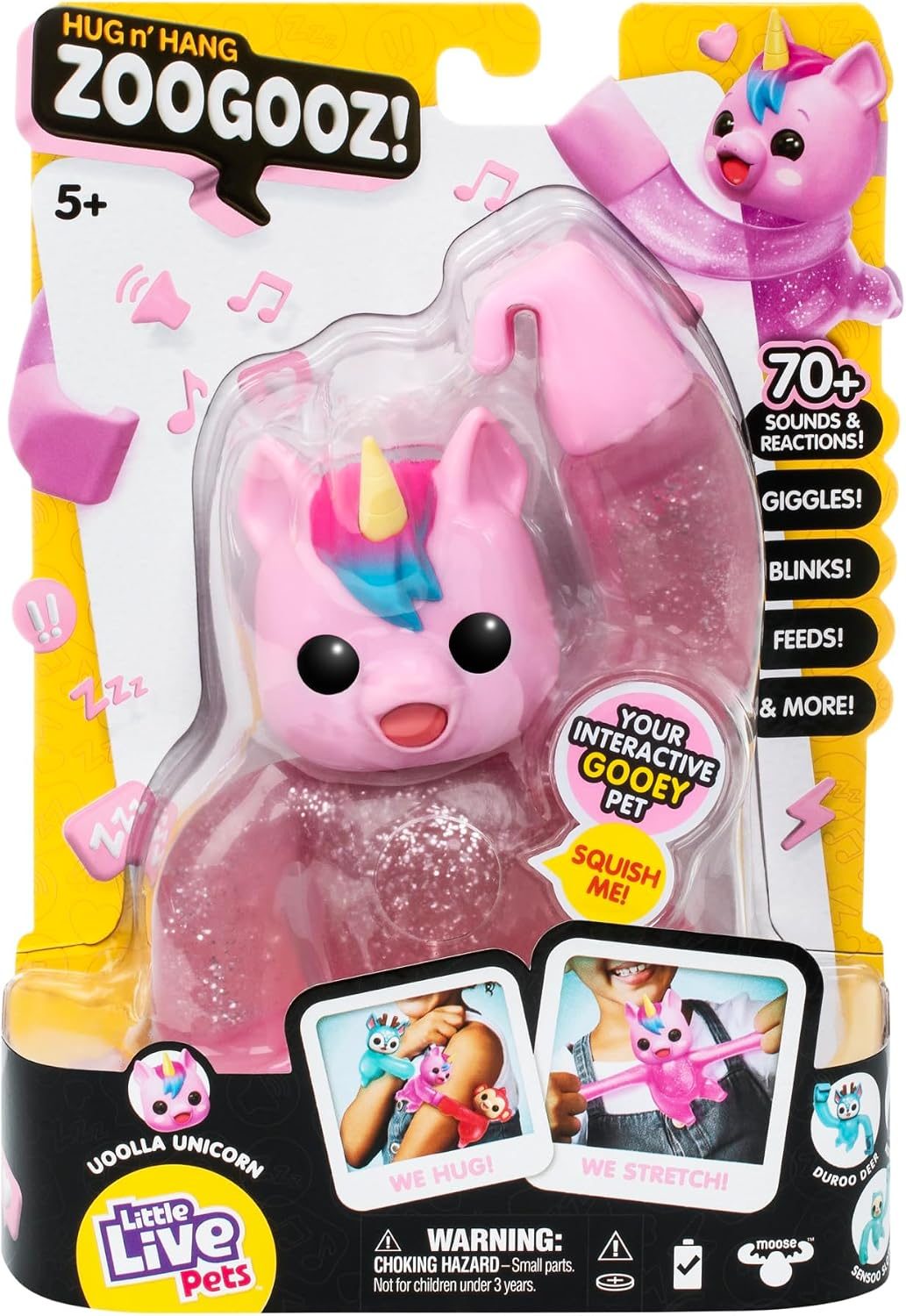 Little Live Pets Hug n’ Hang Zoogooz Uoolla Unicorn