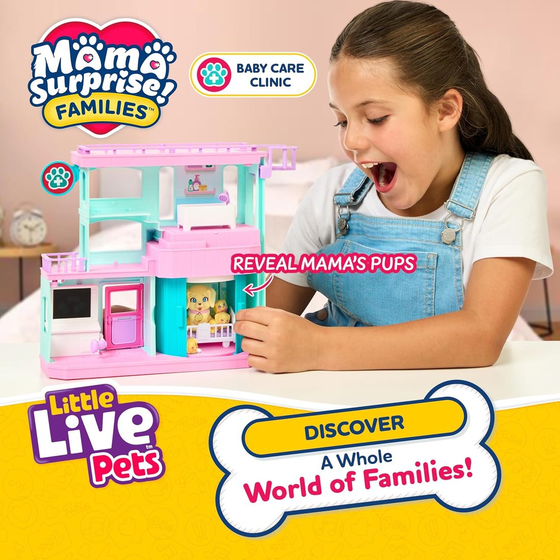 Little Live Pets Mama Surprise Families Baby Care Clinic, view 2