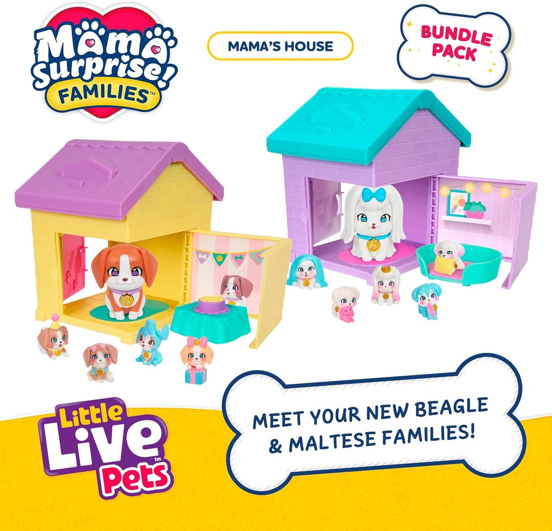 Little Live Pets Mama Surprise Families Beagle & Maltese 2-Pack, view 2