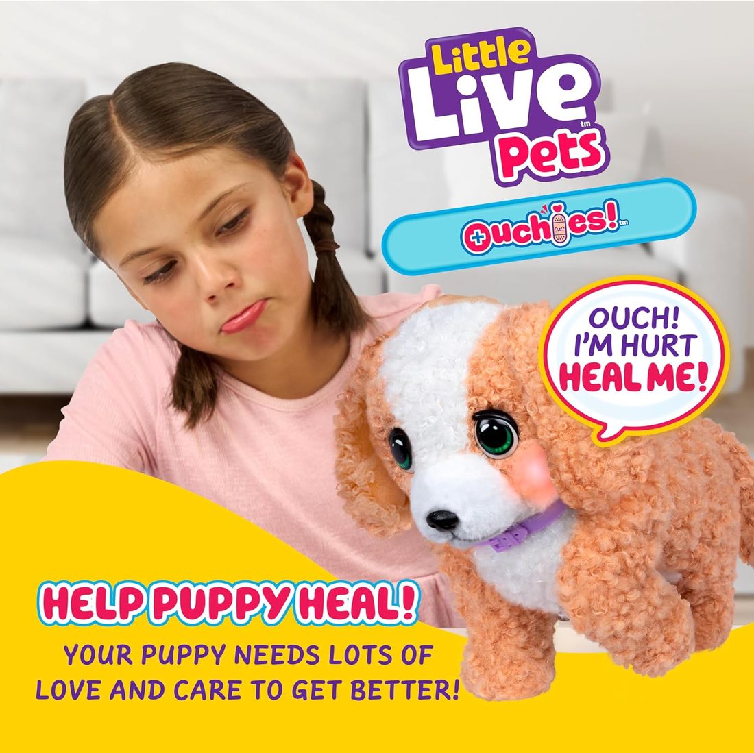 Little Live Pets Ouchies Hazel the Poodle, view 2
